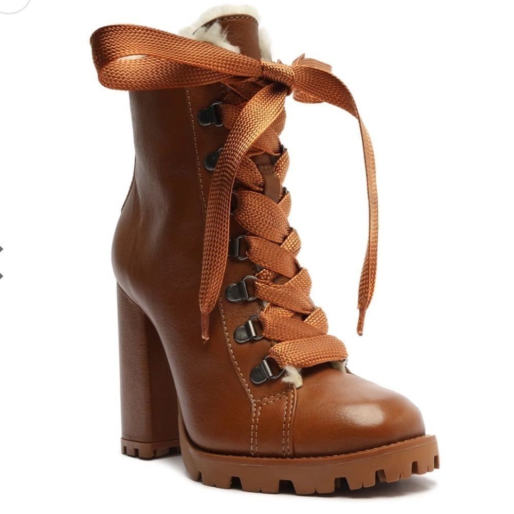 SCHUTZ Zhara winter leather bootie New with tags and box